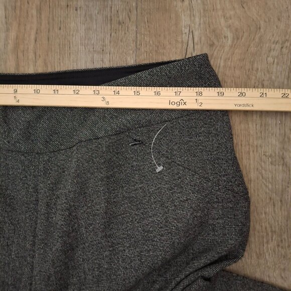 Investments Womens 16WR Gray Textured Pants Polyester Rayon Spandex Blend - Picture 4 of 6